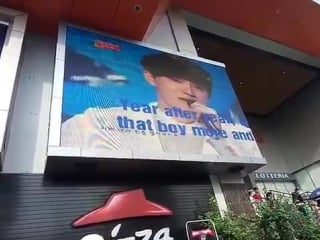 [lq fancam] 170522 birthday led at gamon pwint mall in myanmar @ exo's suho