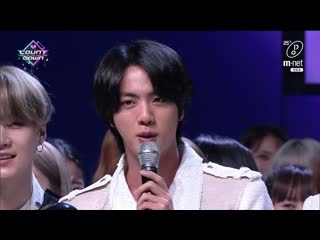 200305 mcountdown bts jimim, v 광고 + mnet 25주년 축하 메시지 +1위 후보 공약 + 1위 + 앵콜 by 시잎새