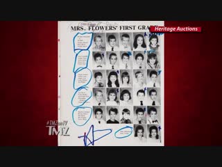 Britney spears 7 year old yearbook is being auctioned off tmz tv