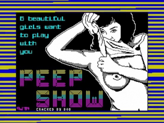 Загрузка игры " peep show " для zx spectrum