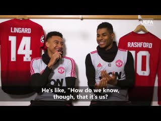 Man united teammates jesse lingard and marcus rashford