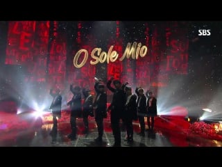 Sf9 o sole mio @ inkigayo 171015