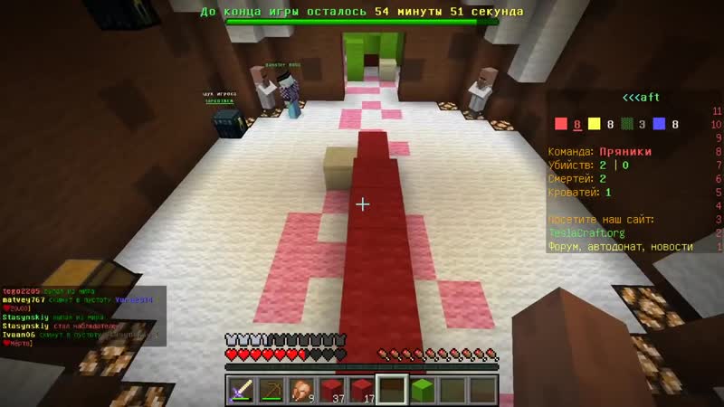 [хлэп bread] строитель притворился нубом в майнкрафте троллинг пиратских игроков