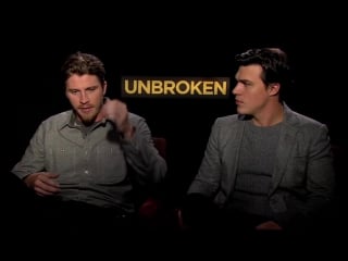 Garrett hedlund finn wittrock interview unbroken (2014)