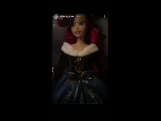 Video inst ( @d1sn3y fr3ak) ariel doll – the little mermaid – 2020 holiday special edition