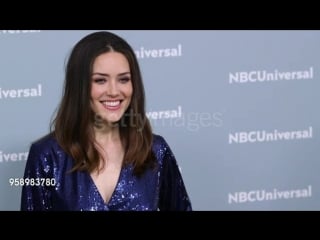 Megan boone at nbc universal upfront