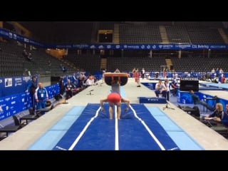 David belyavskiy rus vault bern 2016 podium training