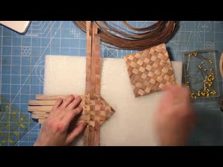 Берестянная подстаа make coasters from birchbark