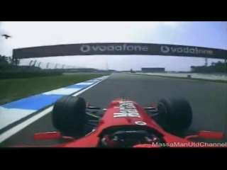 F1 michael schumacher onboard pole position lap at germany (hockenheim) 2004