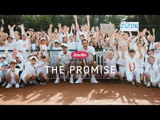 Barilla the promise with roger federer and zizou