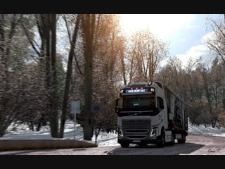 🔴ets2 дрифтим на дорогу дураков из берлина! гололед!