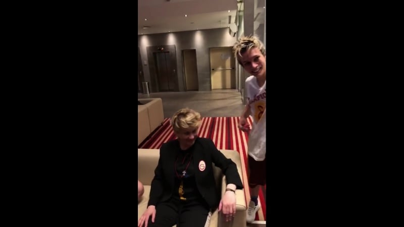 Isil alben, jelena dubljevic, marina maljkovic after eurocup 2018 victory!