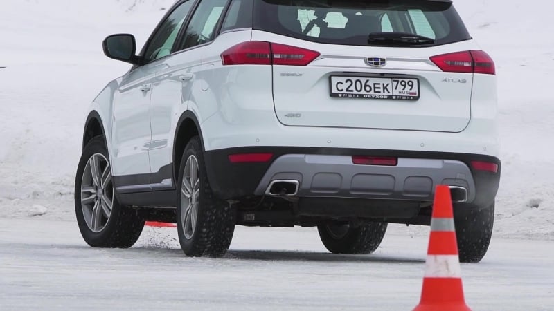 Geely atlas тест систем безопасности