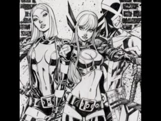 Magik | emma frost | cyclops by j scott campbell