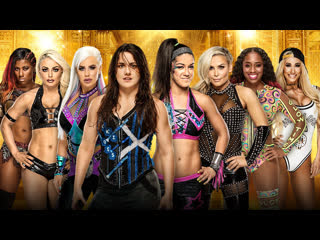 Ember moon vs mandy rose vs dana brooke vs nikki cross vs bayley vs natalya vs naomi vs carmella