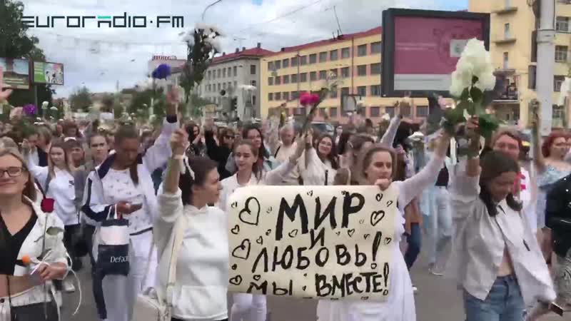 Атмасфера сёняшніх пратэстаў гэта неверагодна!