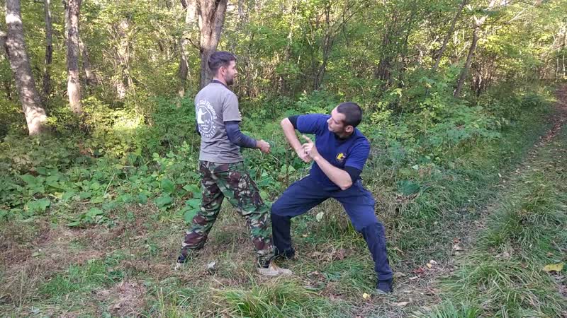Kucing entry and elbow strikes