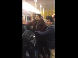 Asylum seekers bother young women and porn old men on the munich underground