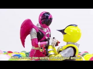 [t n] uchuu sentai kyuranger henshin lesson 04 (english subbed)