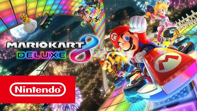 Mario kart 8 deluxe играйте в mario kart, где бы вы ни были! (nintendo switch)