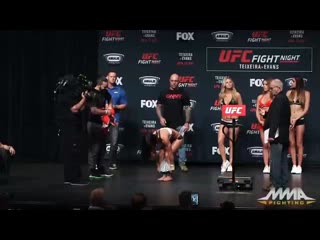 Ufc on fox 19 weigh ins rose namajunas vs tecia torres(0) mp4