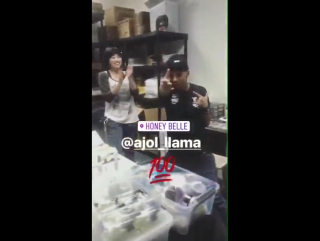 170718 amber @ honeybelleshop ig story update