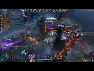 Topson outplayed his teammate with double divine rapier void spirit