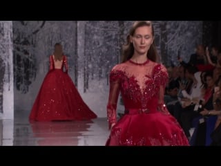 The snow crystal forest ziad nakad haute couture f/w 17 18 show