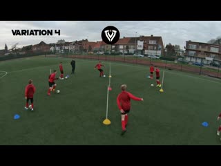 Technical football training warm up 6 variations thomas vlaminck