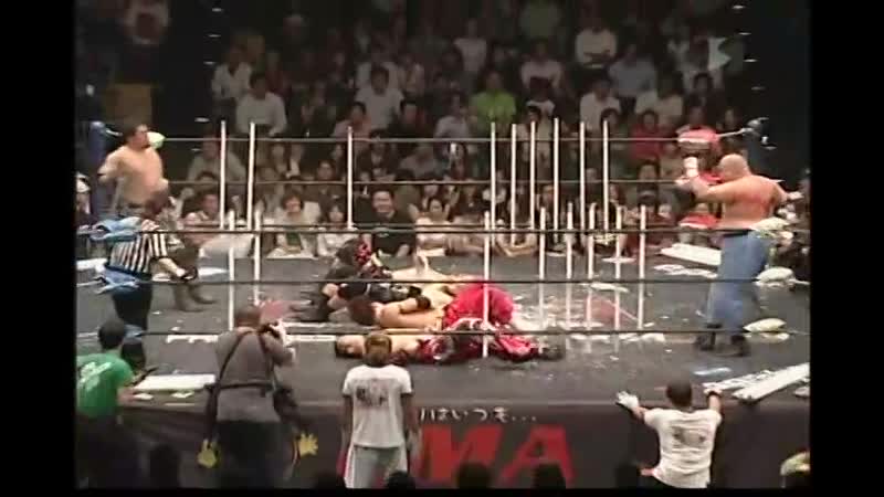 Jun kasai & jaki numazawa vs takashi sasaki & yuko miyamoto vs ryuji ito & abdullah kobayashi