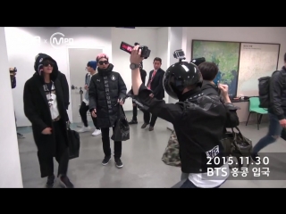 [2015mamaxmpd] 151130 bts welcome to hong kong for 2015 mama