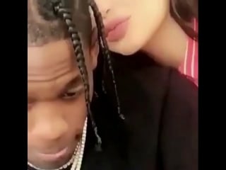 Travi$ scott and kylie jenner with their porn stormi 👼🏻👨‍👩‍👧💕