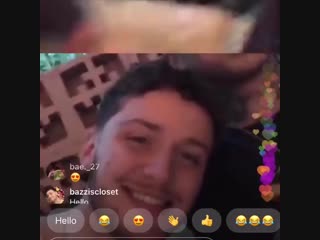 Bazzi on live today with @anwarhadid! (10 16)