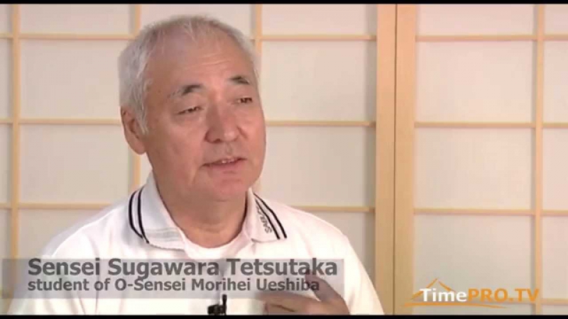 Sensei tetsutaka sugawara student of o sensei morihei ueshiba