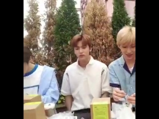 When he couldn’t find jeno’s terrarium kit so he ; ;