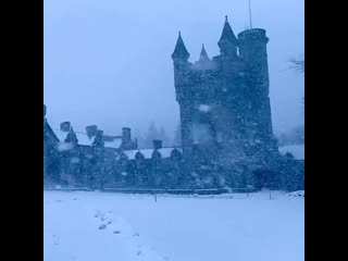 A wild day at balmoral castle