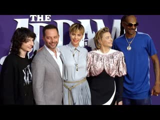 Charlize theron, chloe grace moretz, finn wolfhard, snoop dogg "the addams family" world premiere