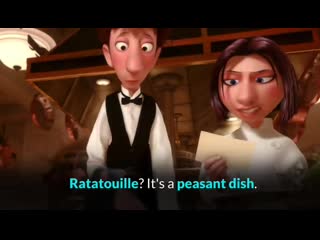 Learn english with ratatouille