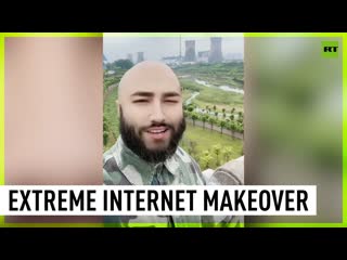 Chinese vlogger poses as chechen soldier in ukraine to sell vodka