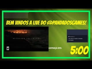 Quartreta na área! ava em cyrodill, bg e + hoje vou dar um role na cidade!