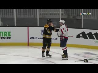 Trent frederic tried to fight alex ovechkin