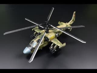 Kamov ka 52 alligator “hokum b “ 1 ⁄72 italeri helicopter model