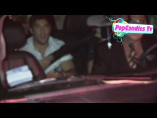 Emily vancamp & josh bowman with nick wechsler depart bootsy bellows in west hollywood