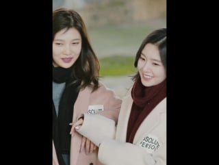 161025 irene & joy (red velvet) @ high cut november issue making