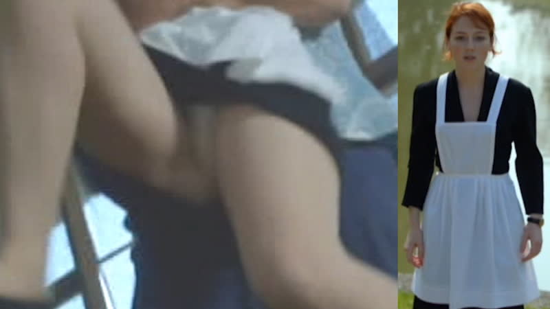 Blandine bellavoir upskirt in series les petits meurtres dagatha christie