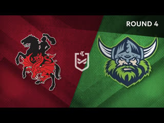 Nrlw st george illawarra dragons canberra raiders 12 08 2023