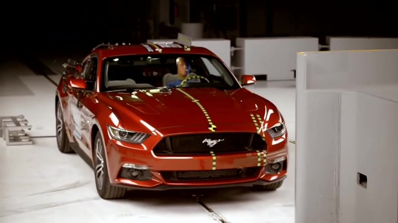 Культовые маслкары провалили краш тест chevy camaro, dodge challenger, ford mustang