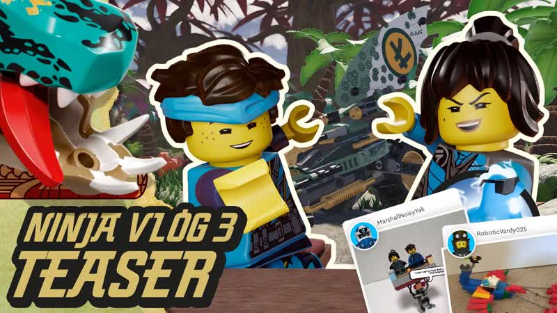 Видеоблог ниндзя №3 время для дракона! | ния и джей из lego ninjago