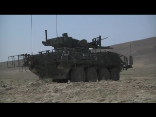 The most powerful us wheeled tank m1128 stryker in action self propelled artillery tank destroyer