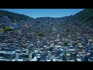 【4k】rocinha from above brazil 2020